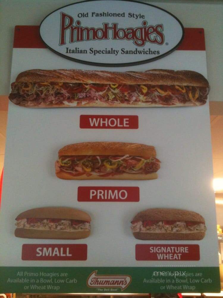 PrimoHoagies - Wayne, PA menu_pic