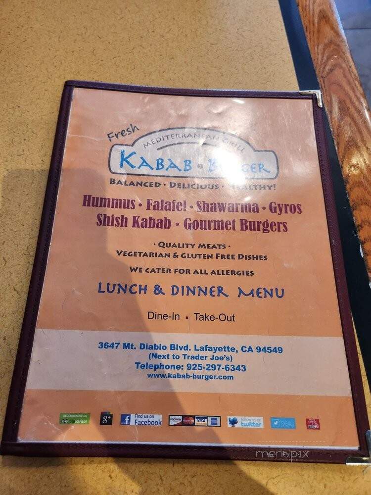 Kabab-Burger - Layfayette, CA