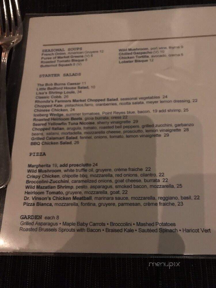 Bedford & Burns - Beverly Hills, CA menu_pic