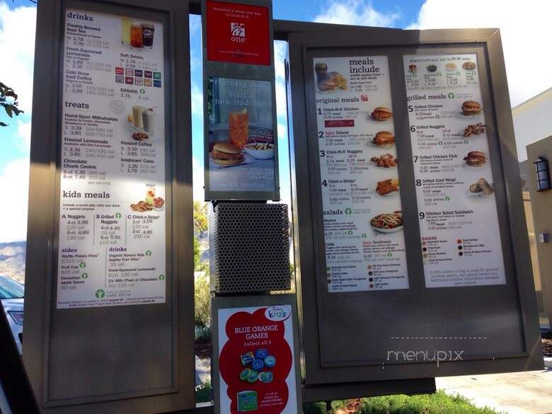 Chick-fil- A - Santa Barbara, CA menu_pic