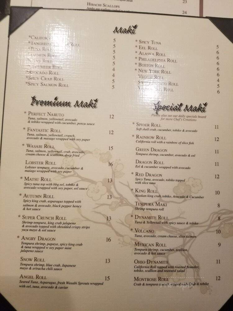 Wasabi - Maitland, FL menu_pic
