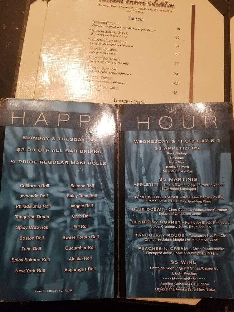 Wasabi - Maitland, FL menu_pic