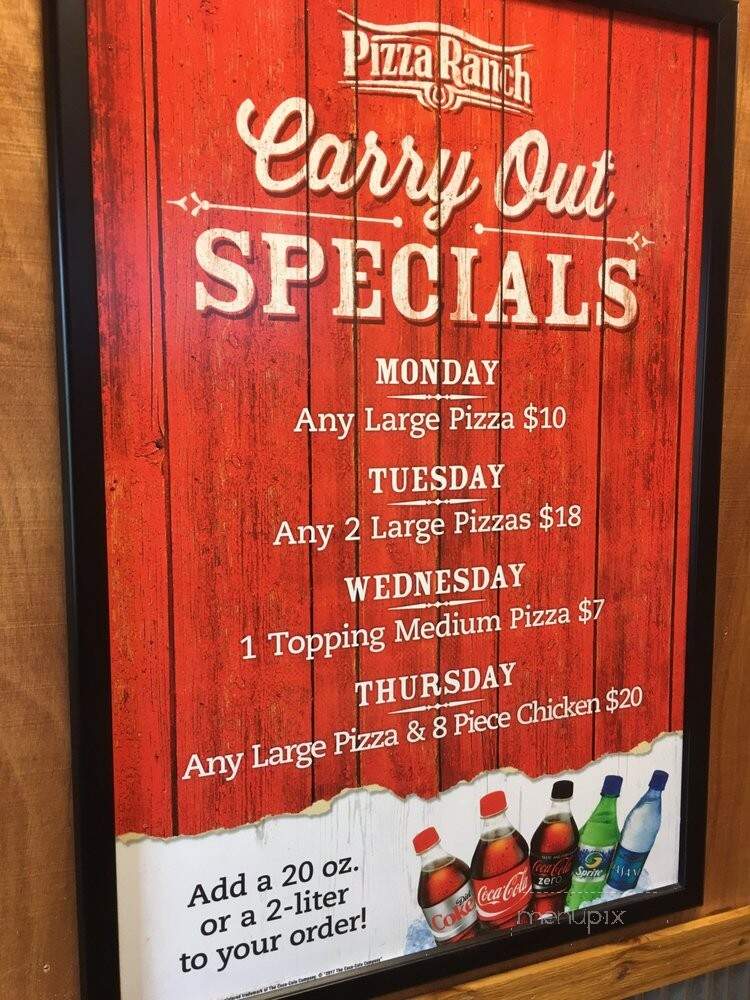 Pizza Ranch - Grand Forks, ND menu_pic