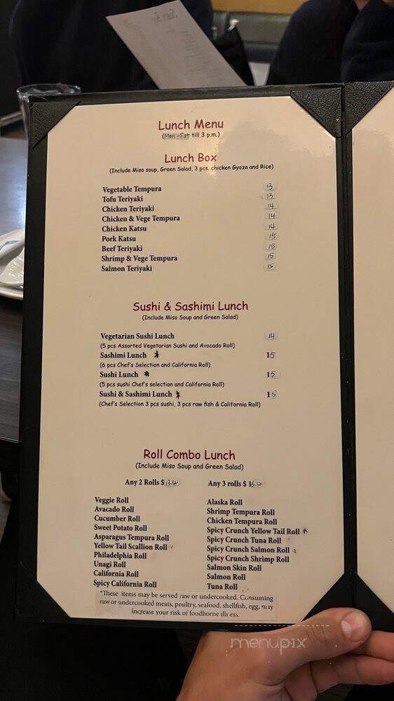 Sushi Bay - Denver, CO menu_pic