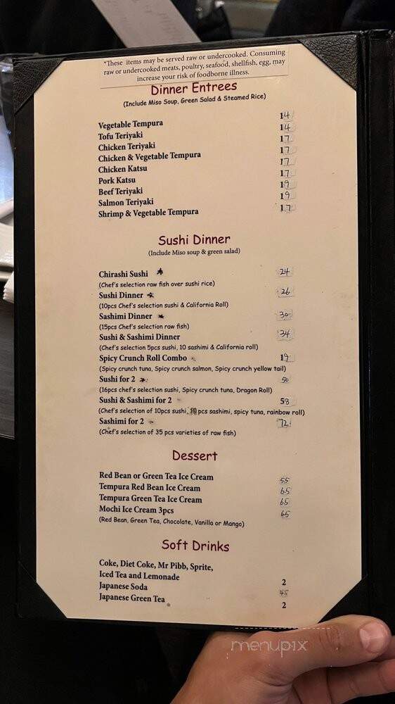 Sushi Bay - Denver, CO menu_pic