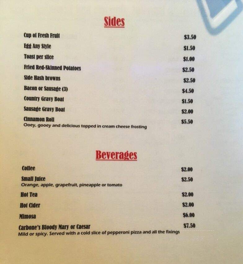 Carbone's Pizzeria - Billings, MT menu_pic