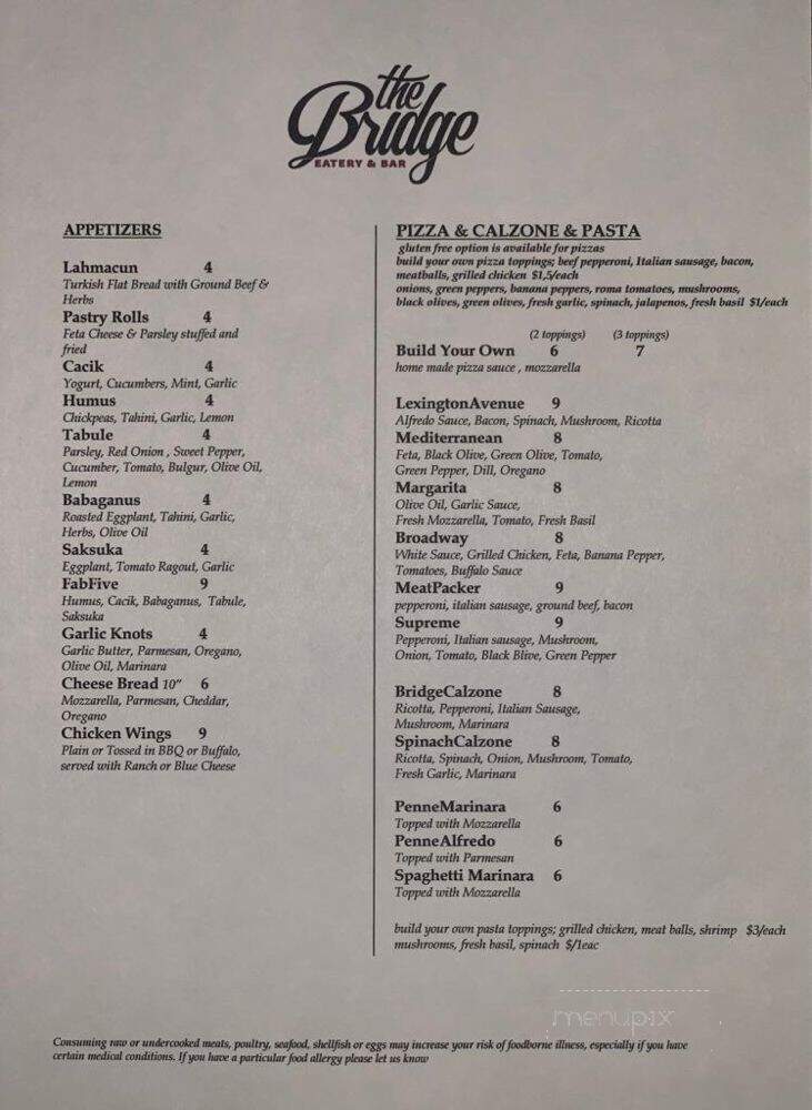 The Bridge Eatery & Bar - Lexington, KY