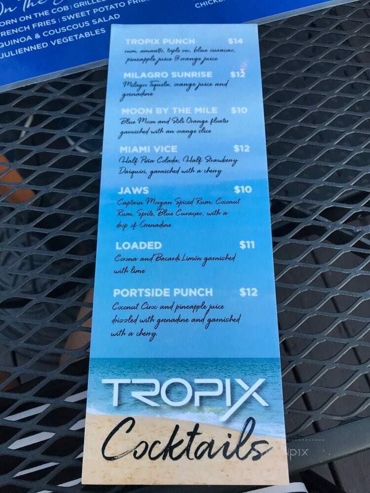 Tropix on the Mile - Freeport, NY menu_pic