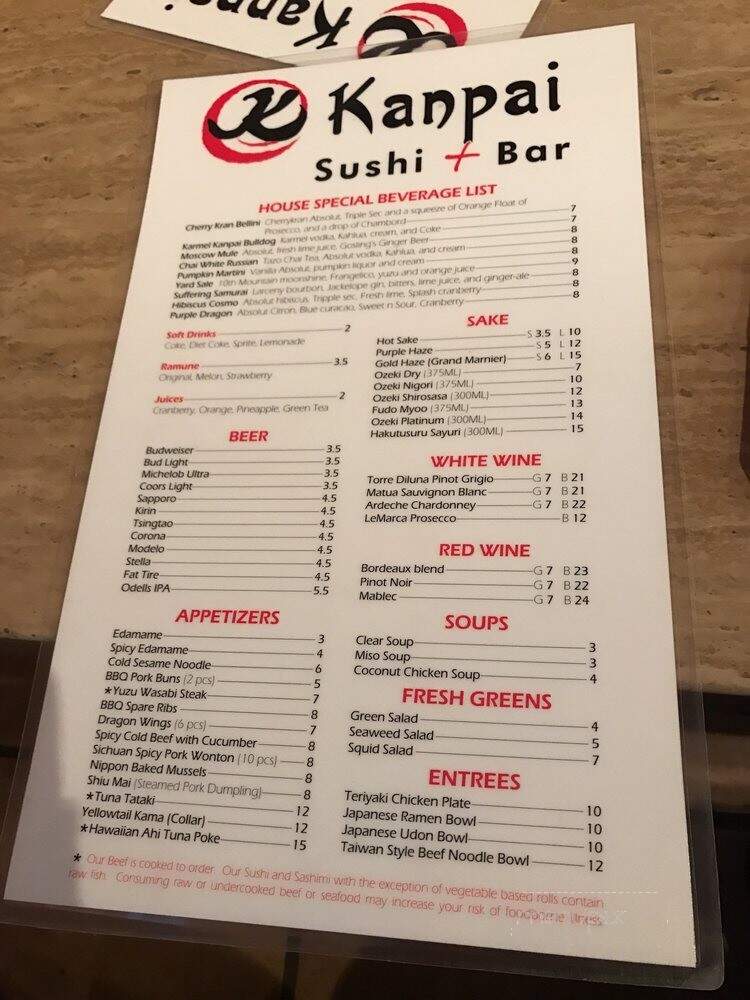 Kanpai Sushi + Bar - Glenwood Springs, CO