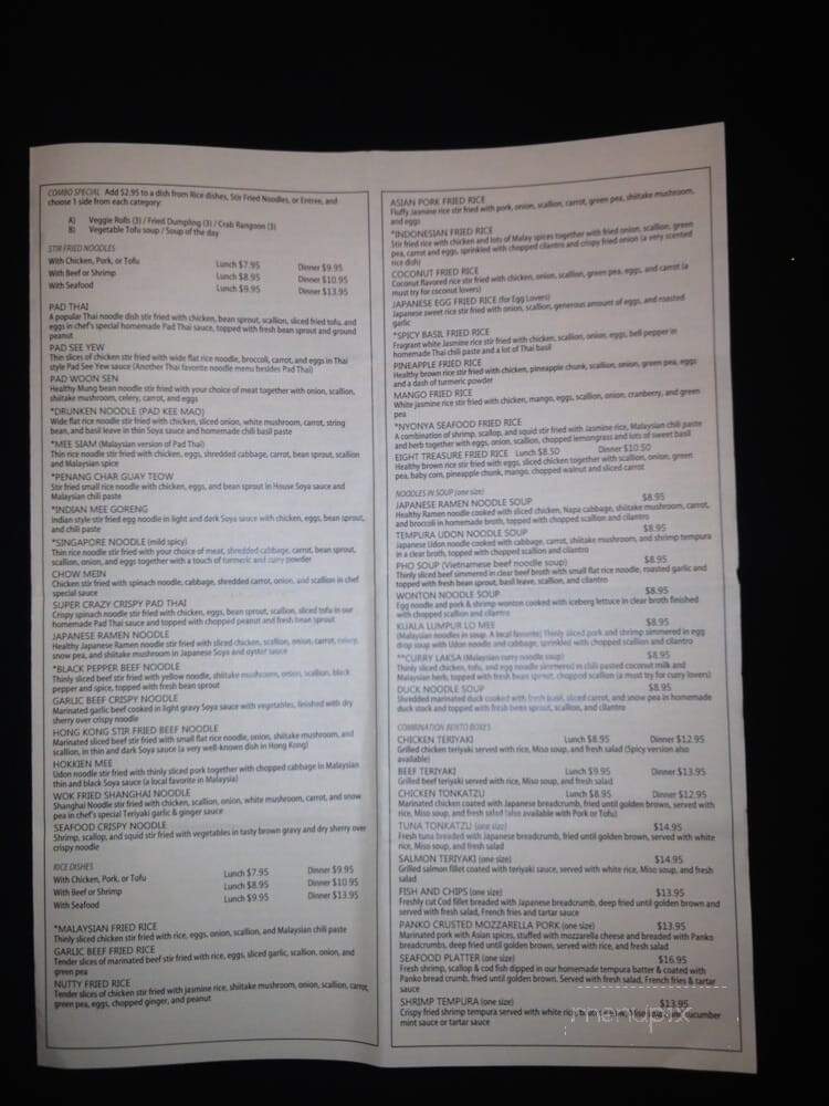 Crystal's Kitchen - West Bridgewater, MA menu_pic