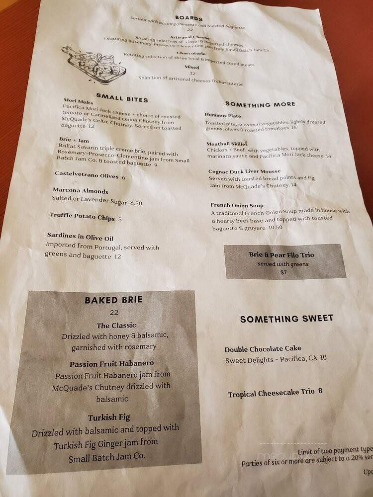A Grape in the Fog - Pacifica, CA menu_pic