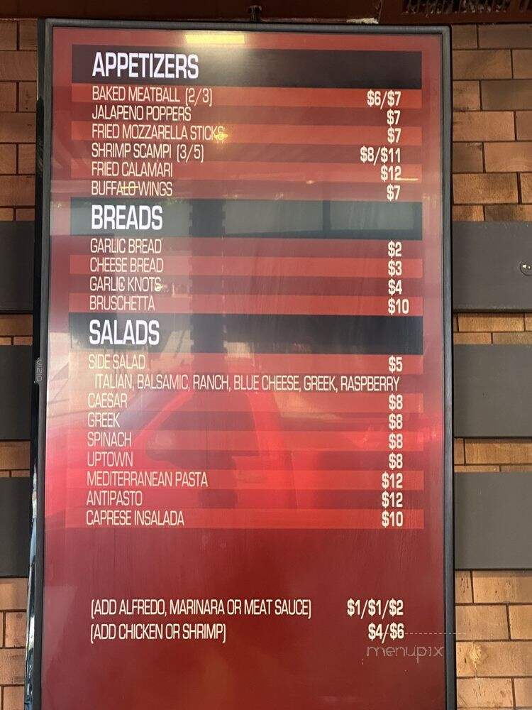 Italia Express - Dallas, TX menu_pic