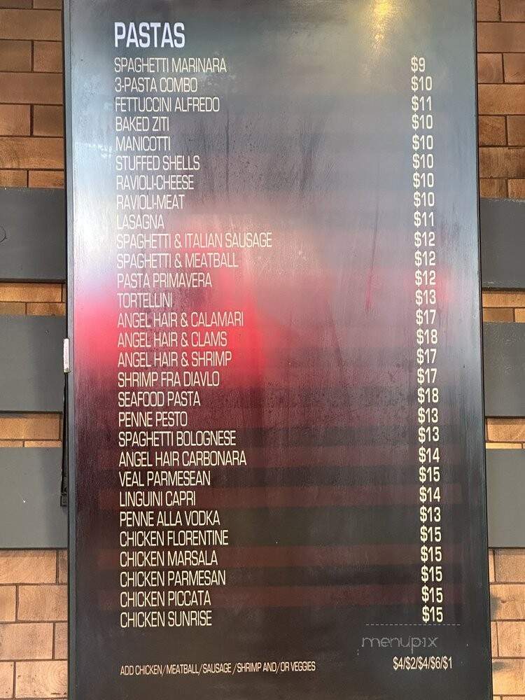 Italia Express - Dallas, TX menu_pic