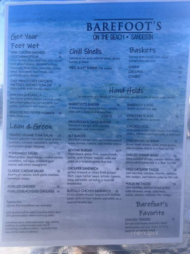 Barefoot's Beachside Bar Grill - Miramar, FL