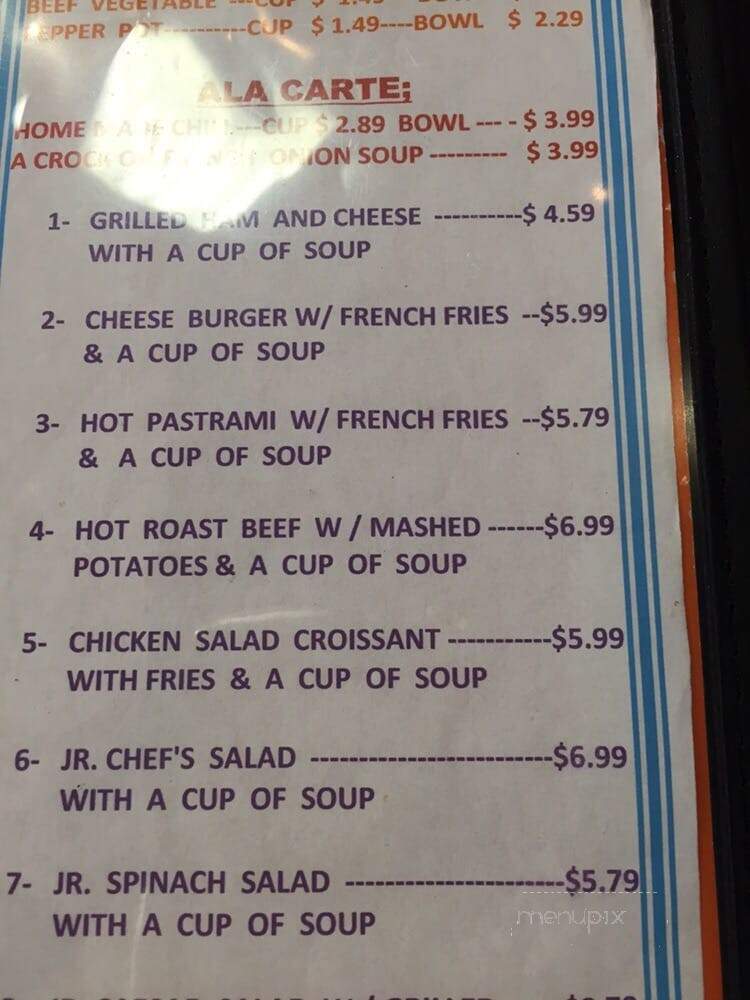 Front Street Diner - Harrisburg, PA menu_pic