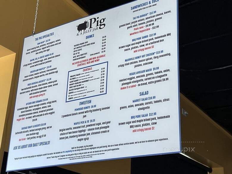 Pig A JELLY JAR - Salt Lake City, UT menu_pic