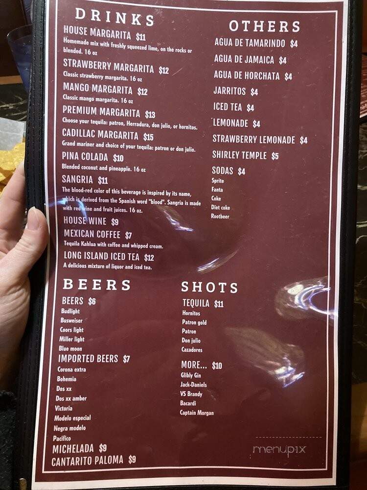Casa Guerrero - Lynnwood, WA menu_pic