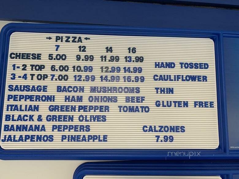 Main Street Pizza & Subs - Salem, IN menu_pic
