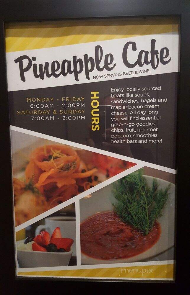 Pineapple Cafe - Seattle, WA menu_pic