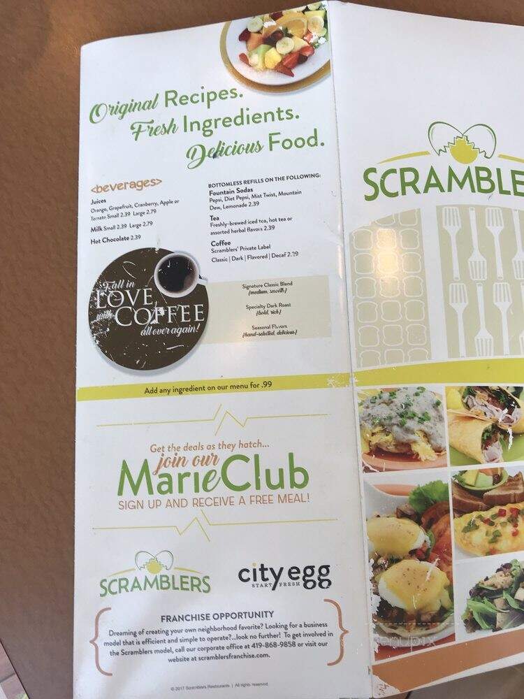Scrambler Maries - Canton, MI menu_pic