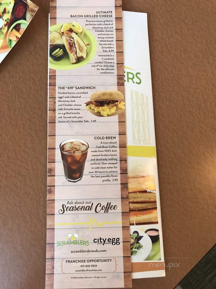 Scrambler Maries - Canton, MI menu_pic