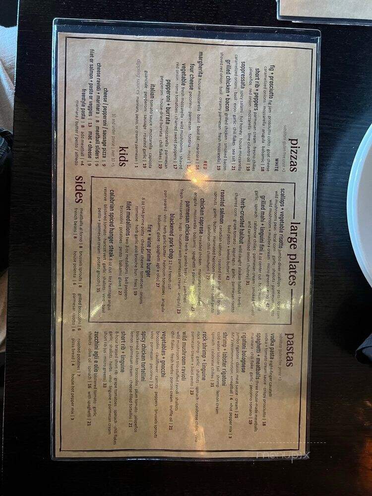 Flour + Wine - Glen Ellyn, IL menu_pic