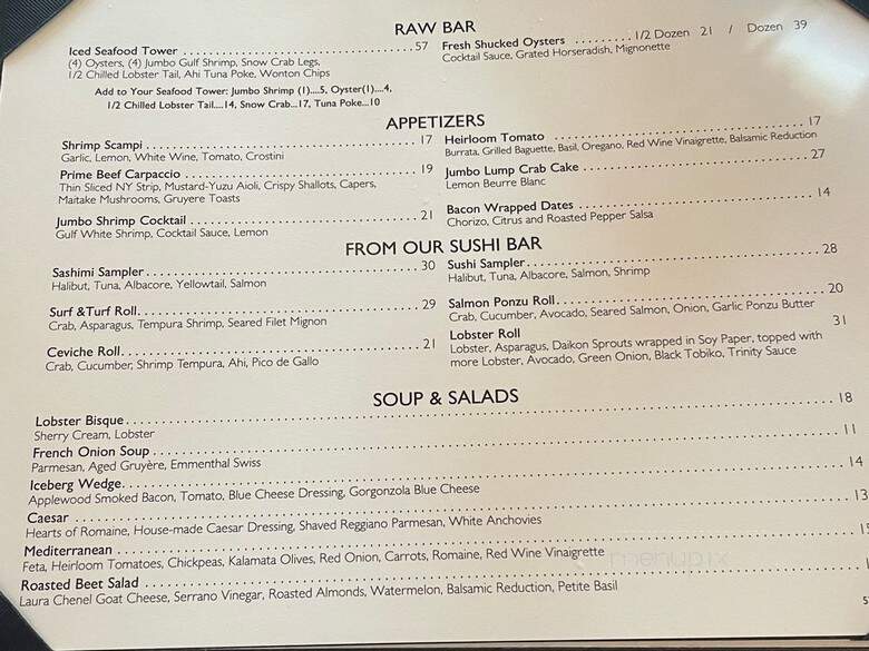 Queensview Steakhouse - Long Beach, CA menu_pic