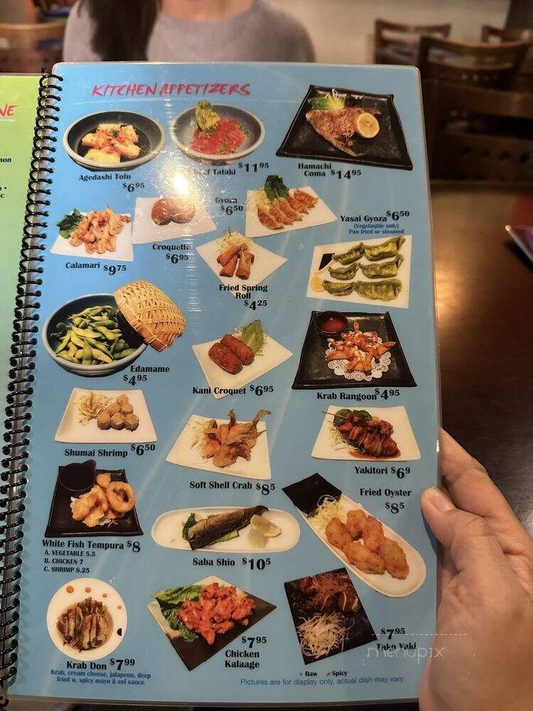 Oishii - Jacksonville, FL menu_pic