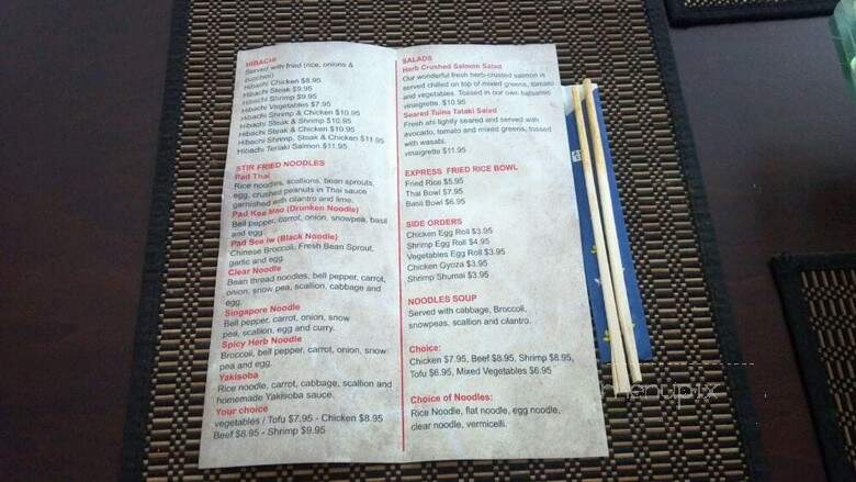 Hibachi Grill - Miami, FL menu_pic