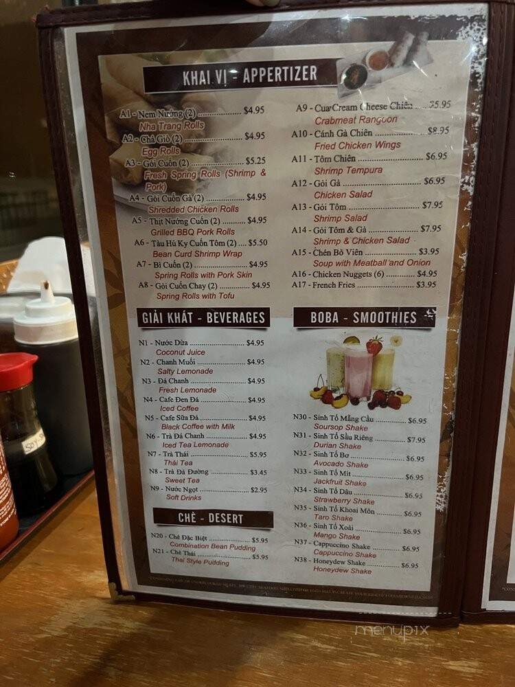 I Luv Pho - Duluth, GA menu_pic