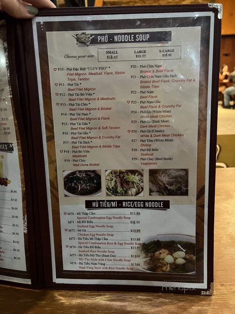 I Luv Pho - Duluth, GA menu_pic