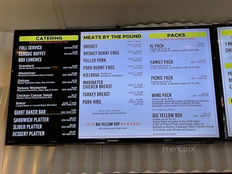 Dickey's Barbecue Pit - Sacramento, CA menu_pic