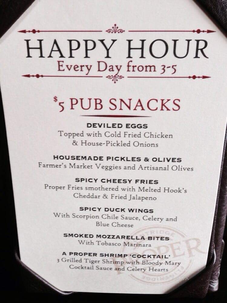 The Flntridge Proper - La Canada Flintridge, CA menu_pic