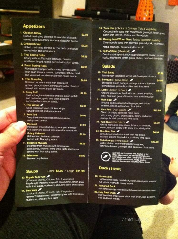 Thai Avenue Restaurant - Allentown, PA menu_pic