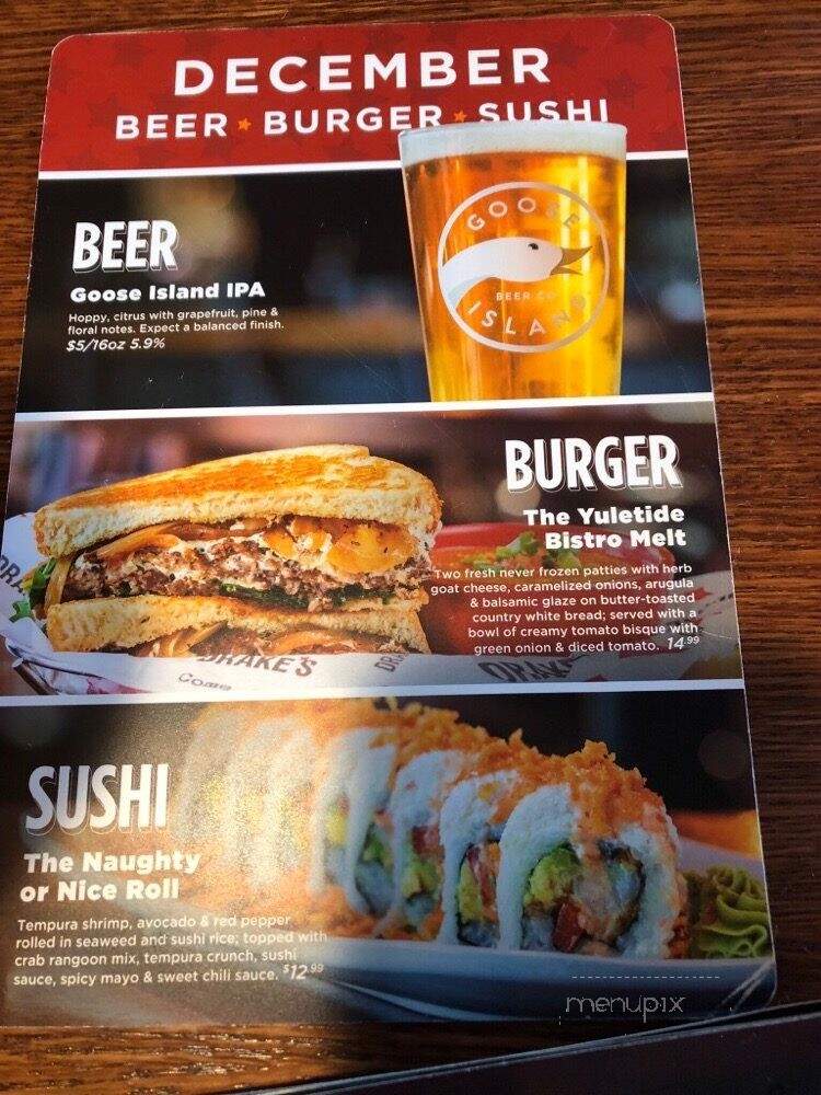 Drake's - Huntsville, AL menu_pic
