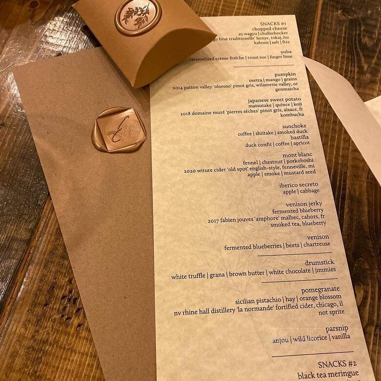 Elizabeth Restaurant - Chicago, IL menu_pic