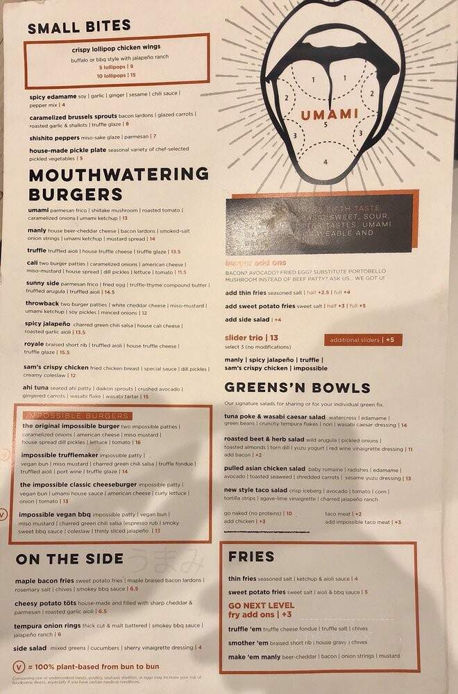 Umami Burger - Pasadena, CA menu_pic