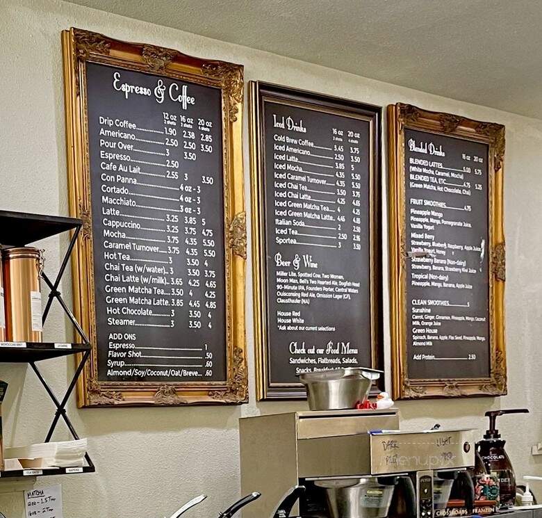 The Coffee House at Chestnut Pine - Burlington, WI menu_pic