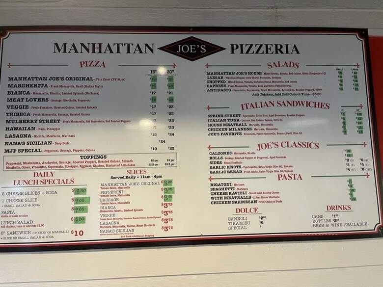 Manhattan Joe's Pizzeria - Boca Raton, FL