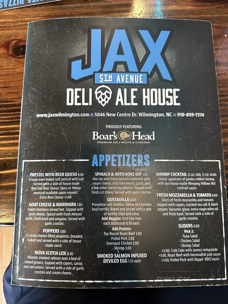 Jax 5th Ave Deli Ale House - Wilmington, NC