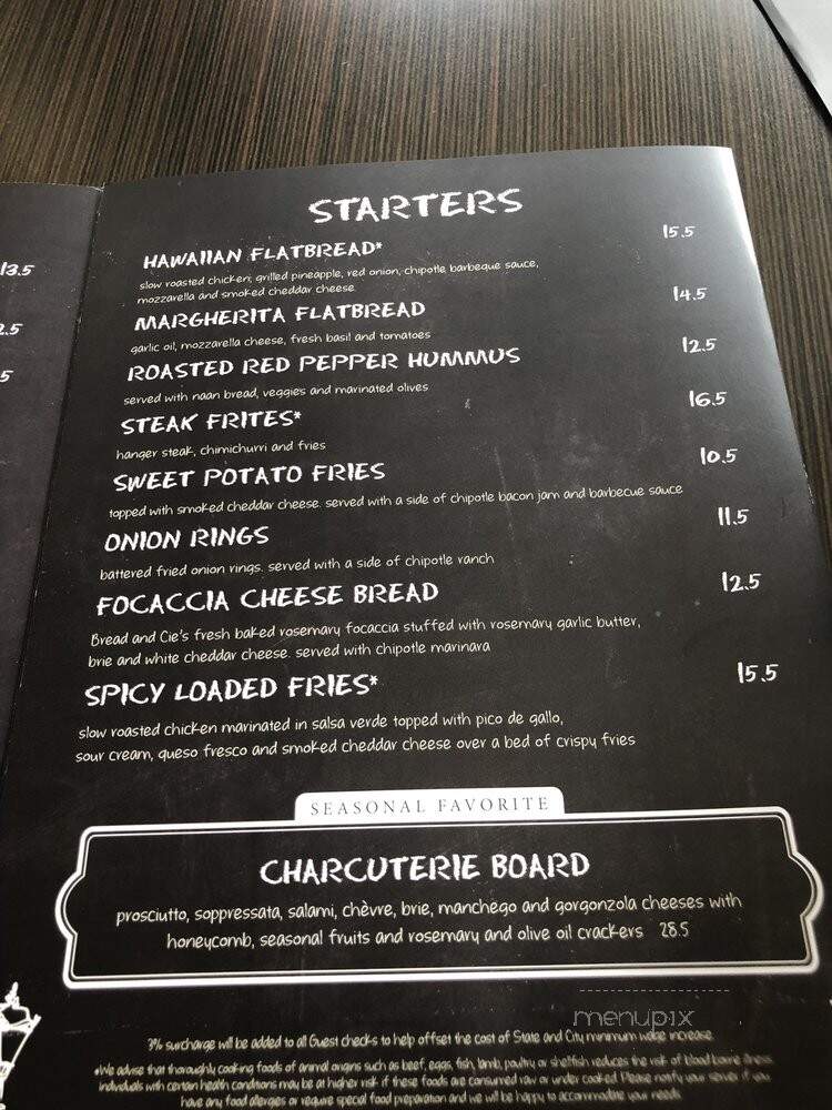 Table 509 - San Diego, CA menu_pic