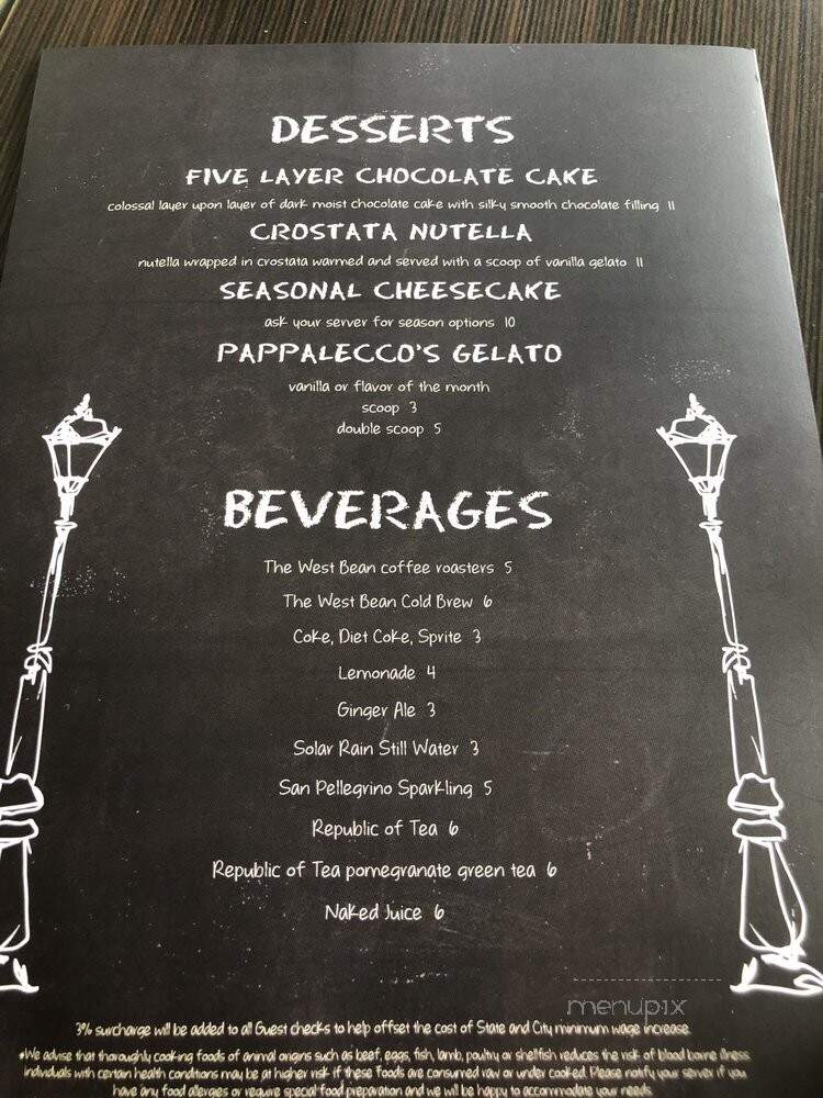 Table 509 - San Diego, CA menu_pic