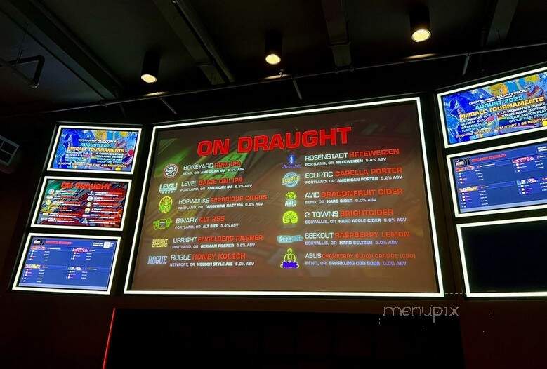 Ground Kontrol - Portland, OR menu_pic
