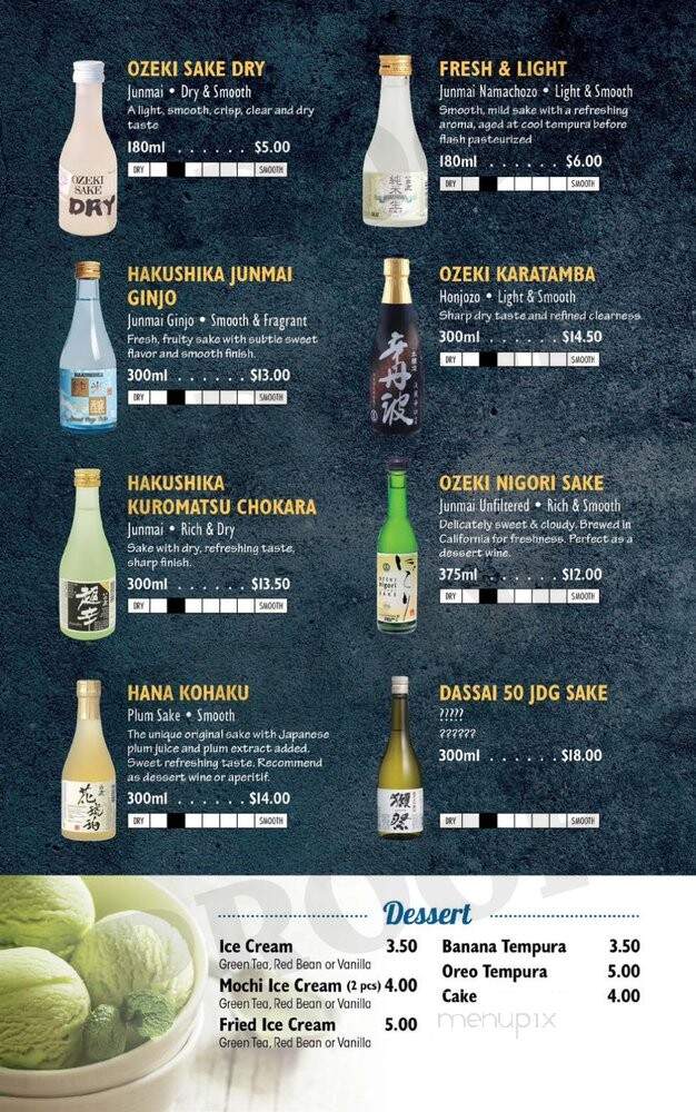 Kumo Sushi - Brooklyn, NY menu_pic