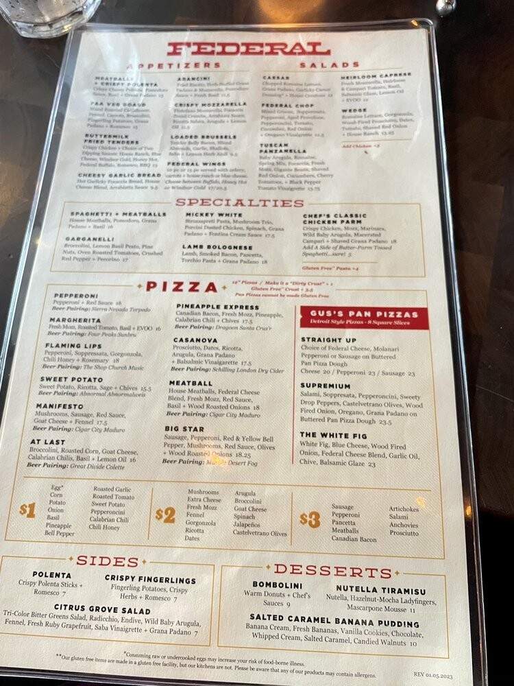 Federal Pizza - Phoenix, AZ