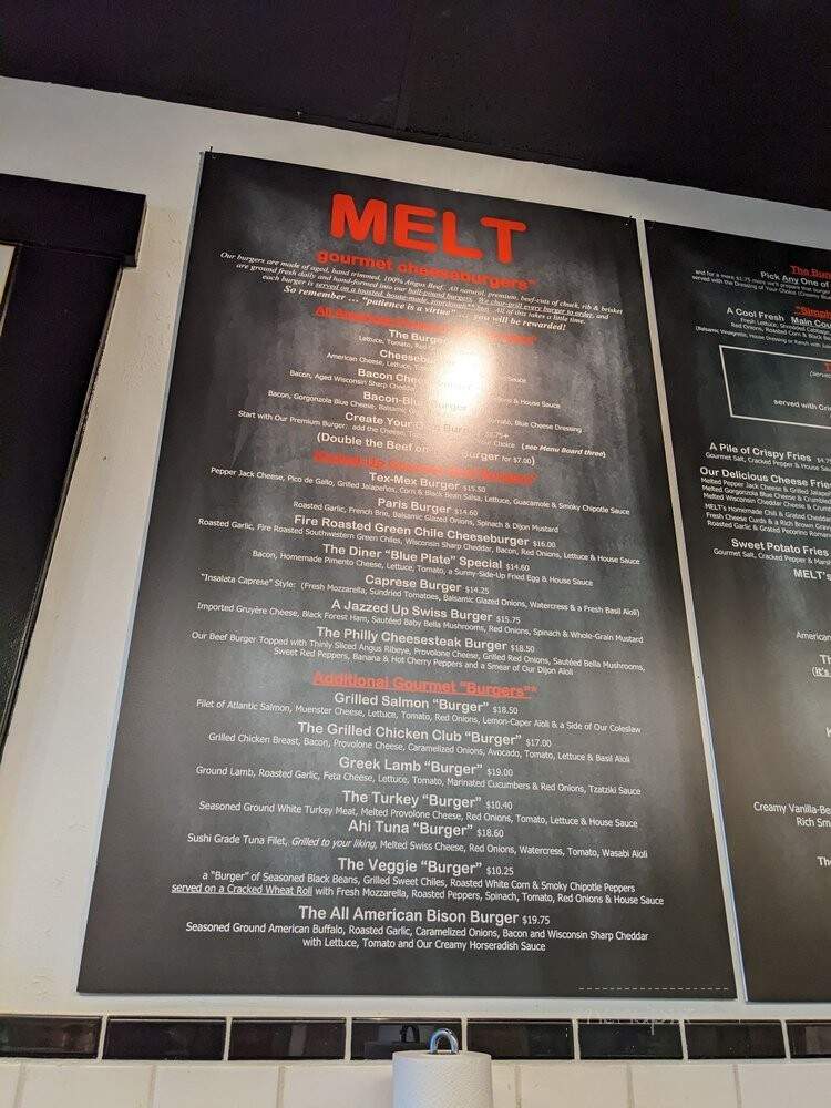 Melt - Leesburg, VA menu_pic