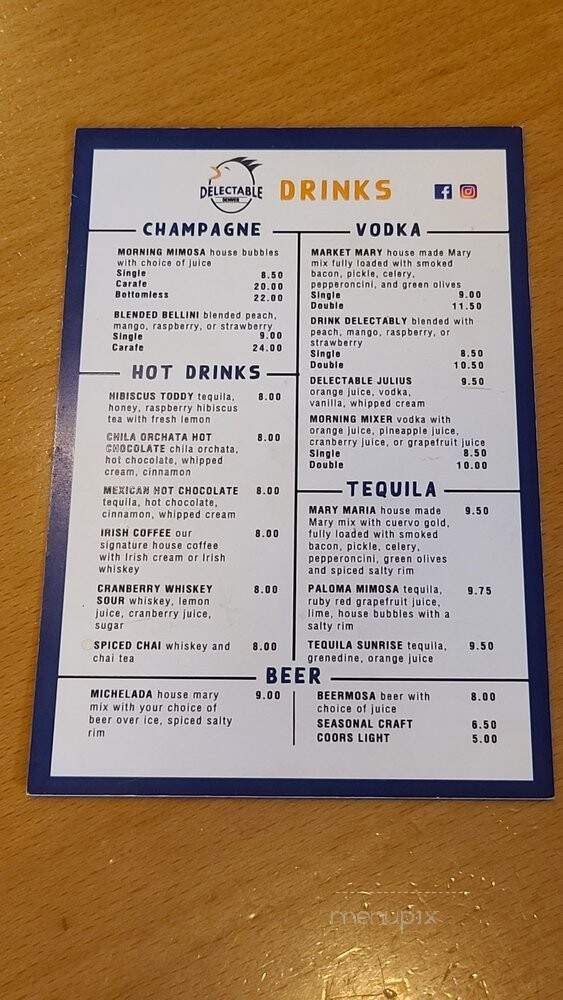Delectable Egg - Greenwood Village, CO menu_pic