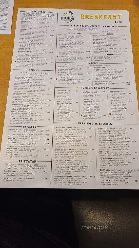 Delectable Egg - Greenwood Village, CO menu_pic