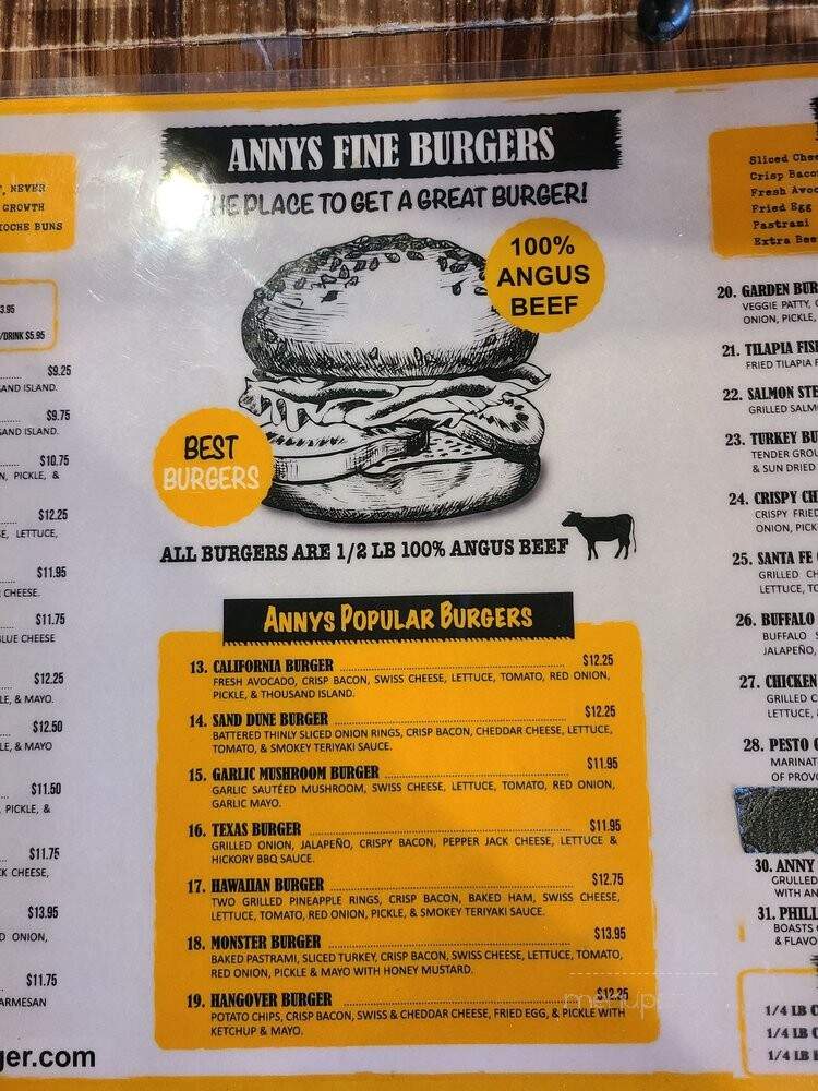 Anny's Fine Burger - San Diego, CA