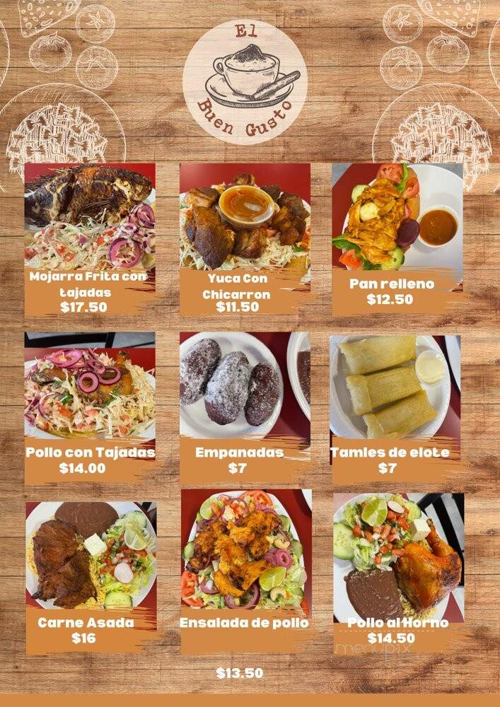 El Buen Gusto Panaderia y Pasteleria - Charlotte, NC menu_pic